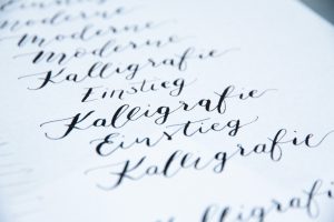 Einstieg Moderne Kalligrafie Kurs Berlin-Grünau irmalink