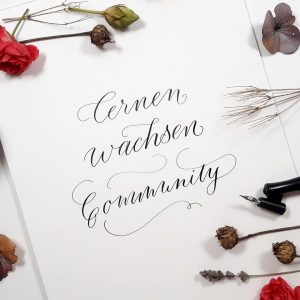 Kalligraphie Community by irma link Blog lernen wachsen