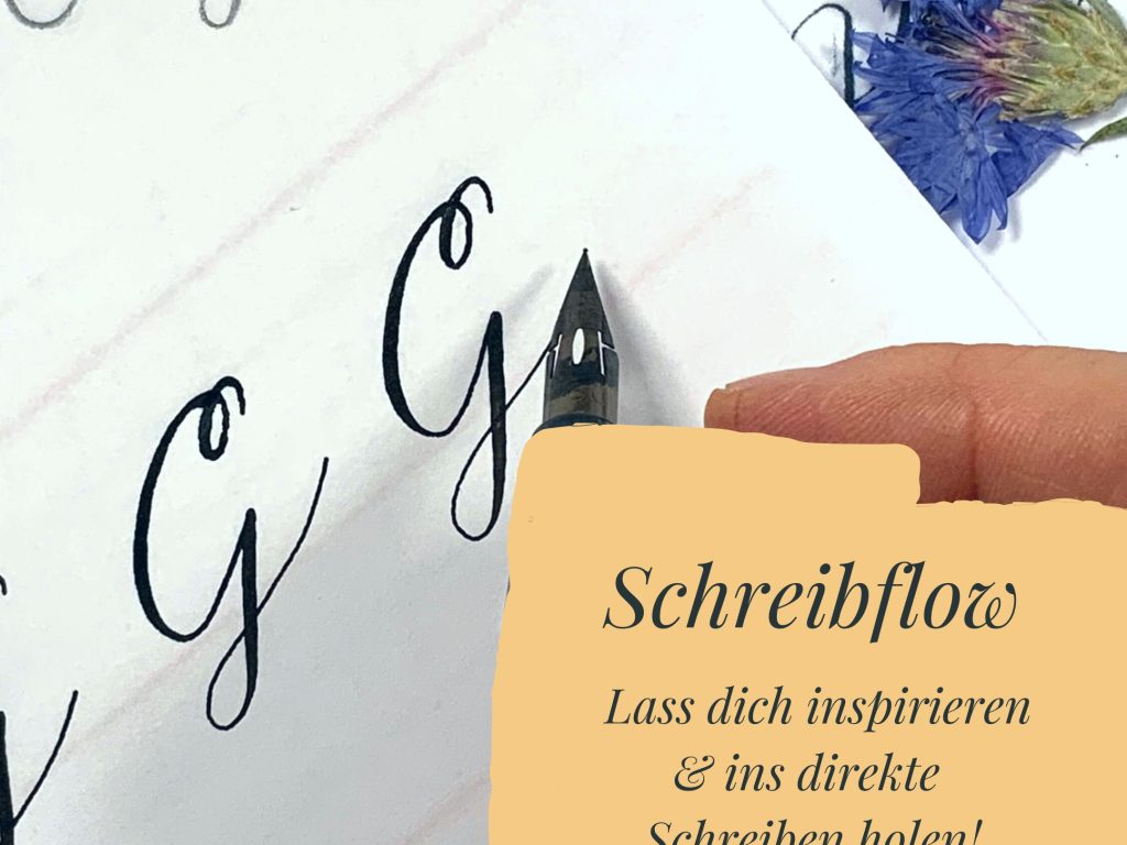 Buchstaben-Anatomie Scribamus Impuls Nr. 2 Blogartikel zum regelmäßigen Schreibflow Dranbleiben onlinekurs Moderne Kalligraphie Lettering by irma link